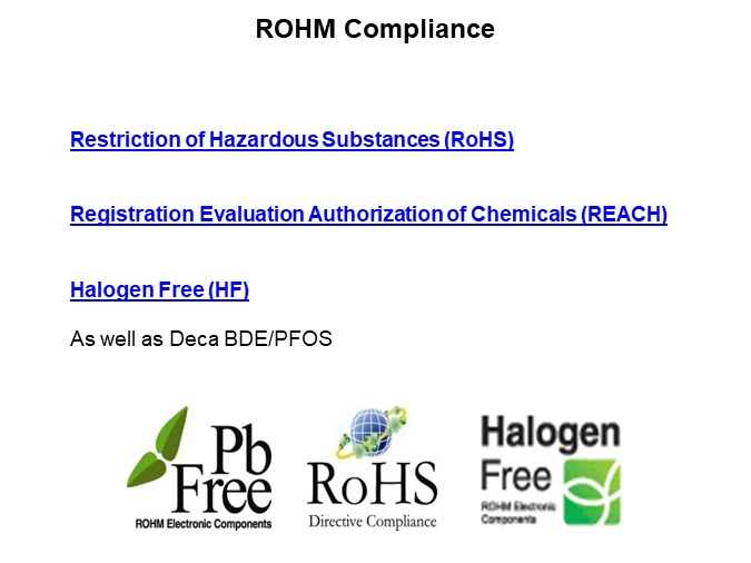 Image of ROHM Automotive DC/DC Regulators - ROHM Compliance