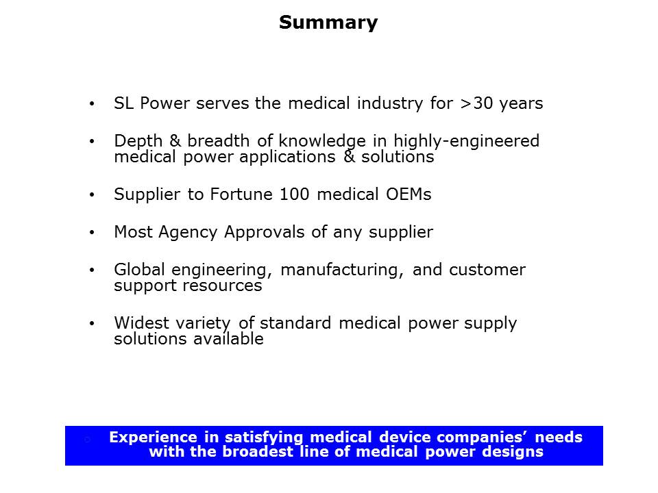 Medical Power Supply Market Slide 9