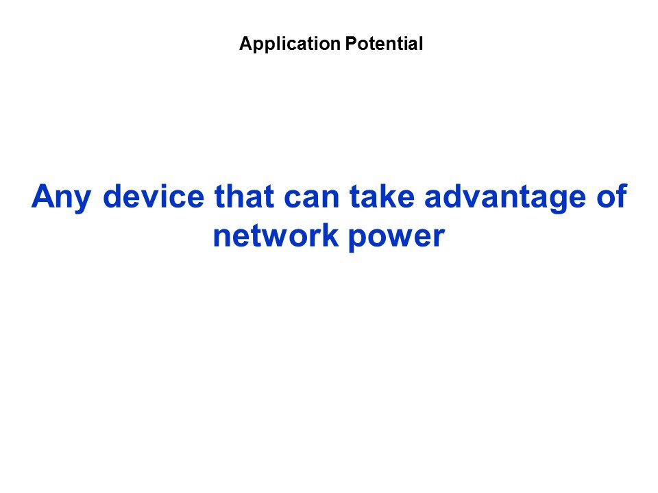 Power over Ethernet Slide 23