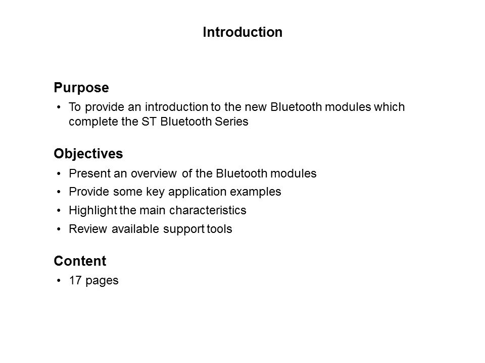 Bluetooth Modules and Turnkey Solutions Slide 1
