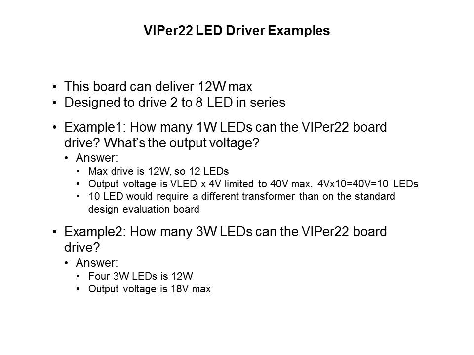 High Intensity LED Drive Solutions 10