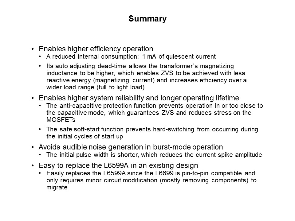 L6699 LLC Resonant Half-bridge Controller IC Slide 26