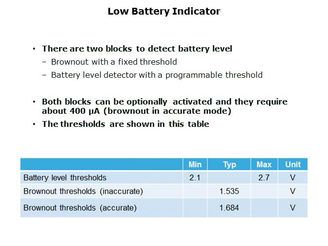 SPIRIT1 RF Transceiver Overview Slide 11
