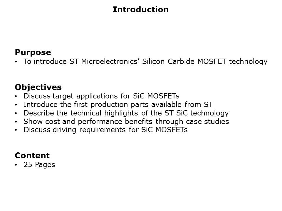 Silicon Carbide MOSFETs Slide 1