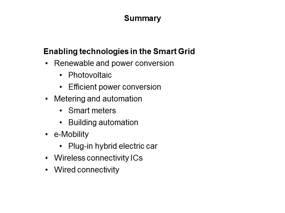 Smart Grid Solutions: Smart Grid Distribution/Smart Meters Slide 46