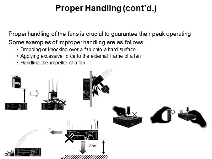 Proper Handling (cont’d.)