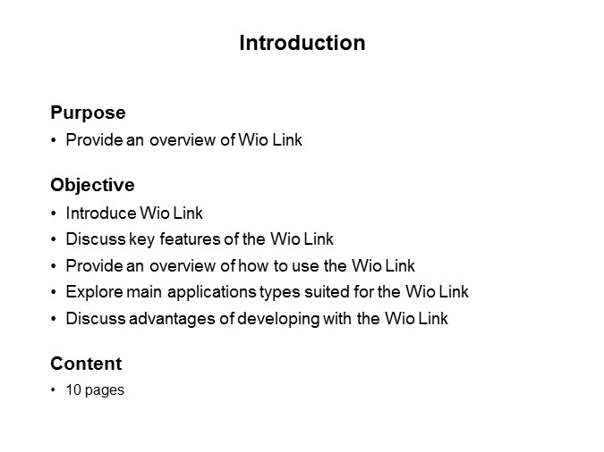 Seeed Studio's Wio Link Slide 1