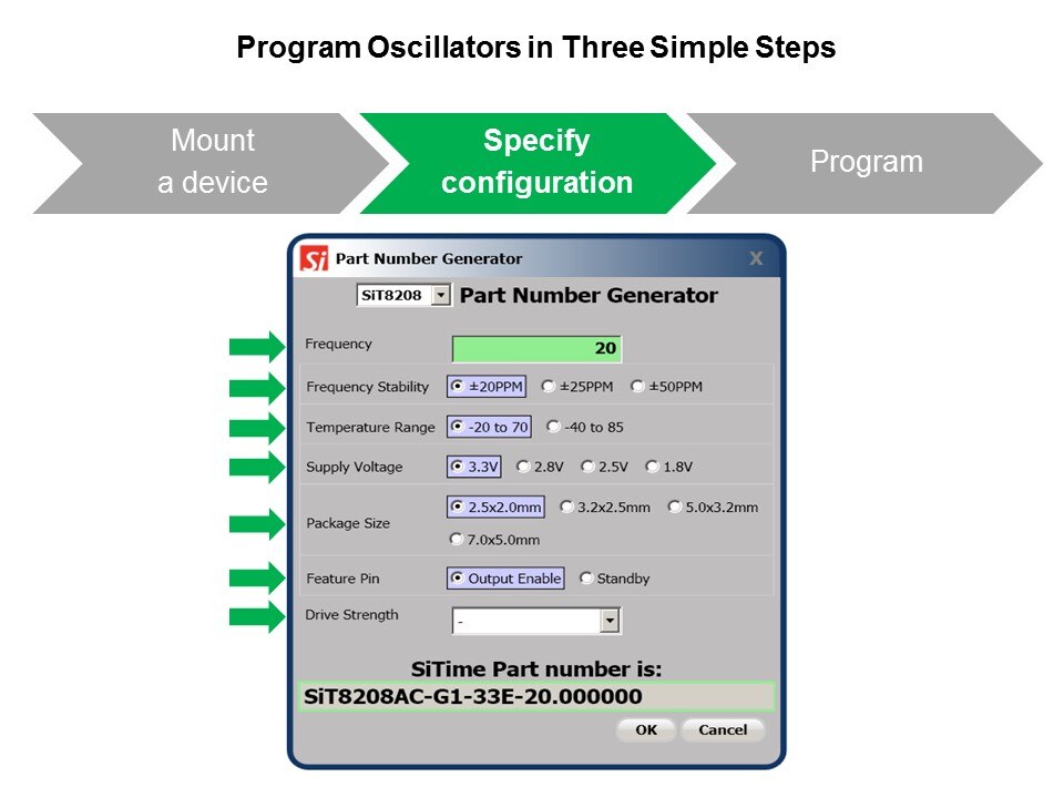 Specify configuration