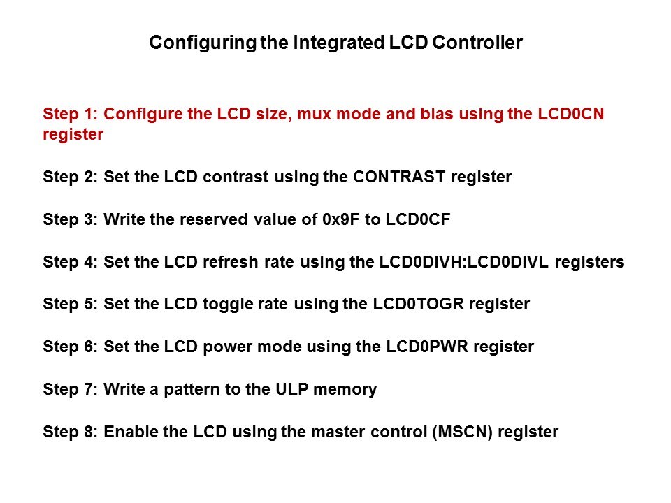 PMIC: CP240x LCD Driver Family Slide 19