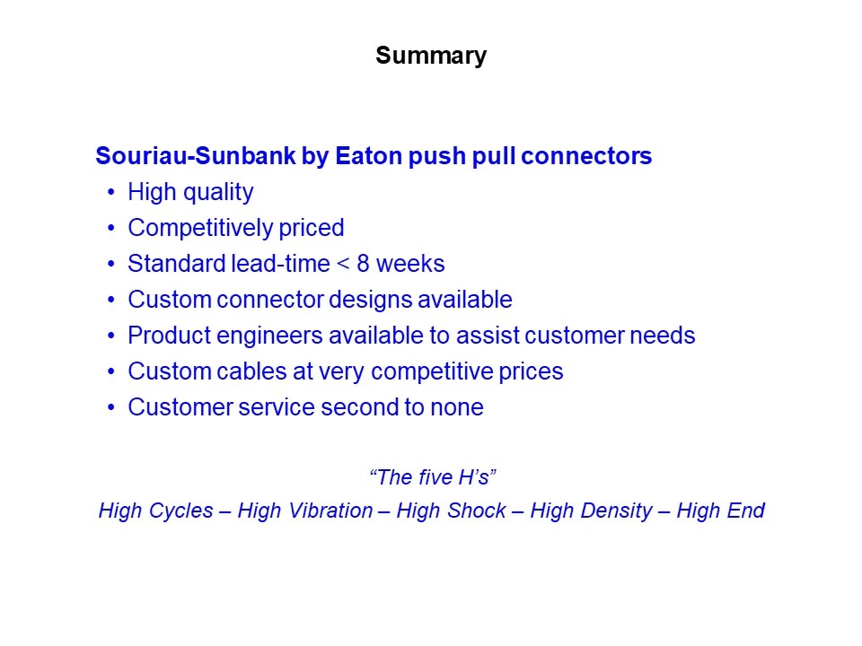 Push Pull Connectors Slide 25