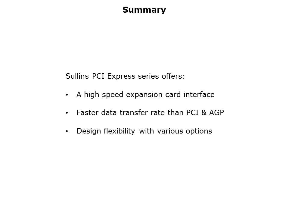 PCI Express Connectors Slide 10