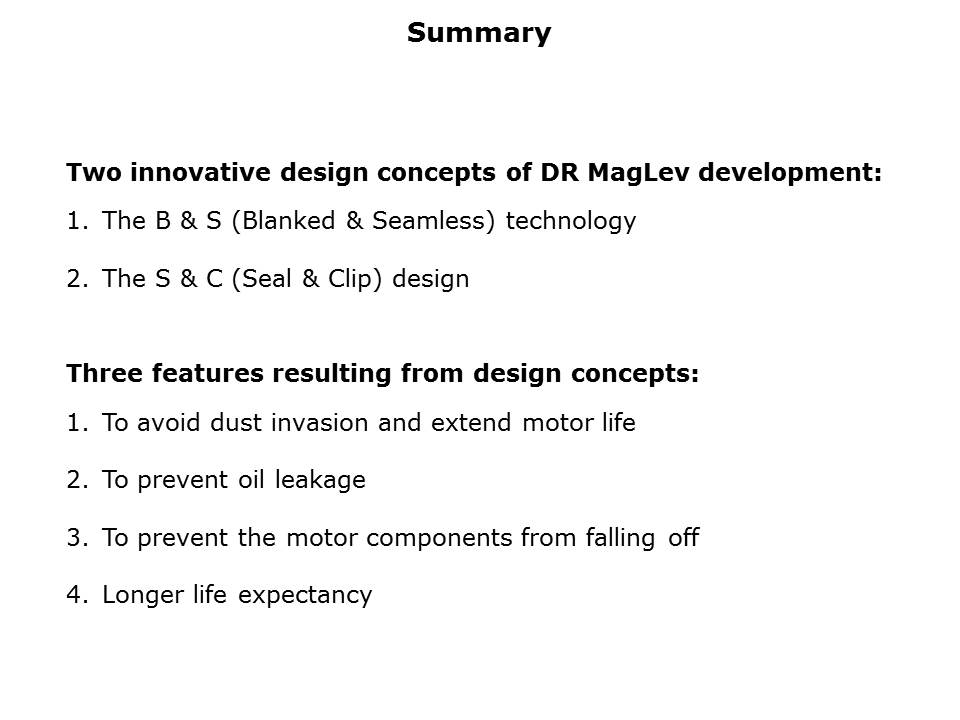 DR MagLev Fan Series Slide 13