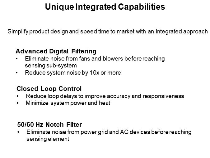 Unique Integrated Capabilities