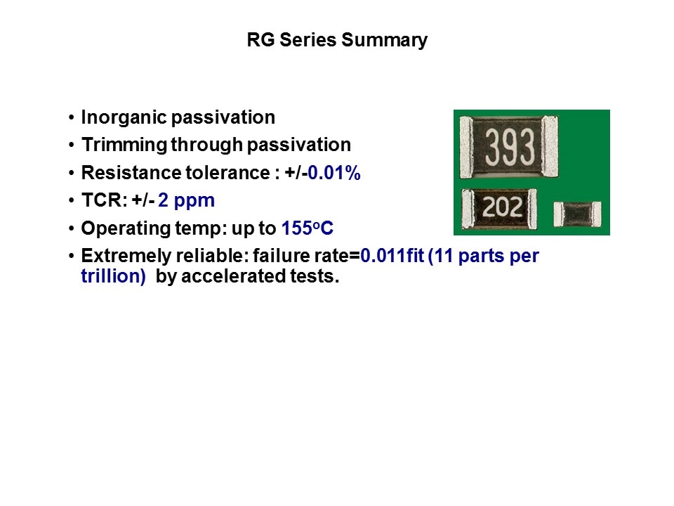 URG Thin Film Chip Resistor Slide 6