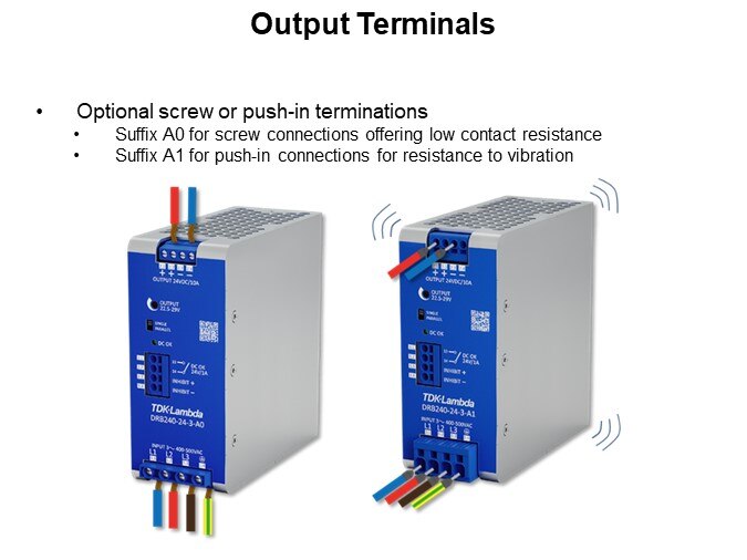 Output Terminals