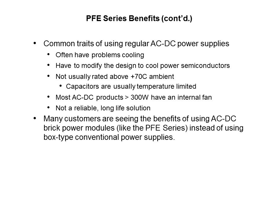 PFE Series Slide 4