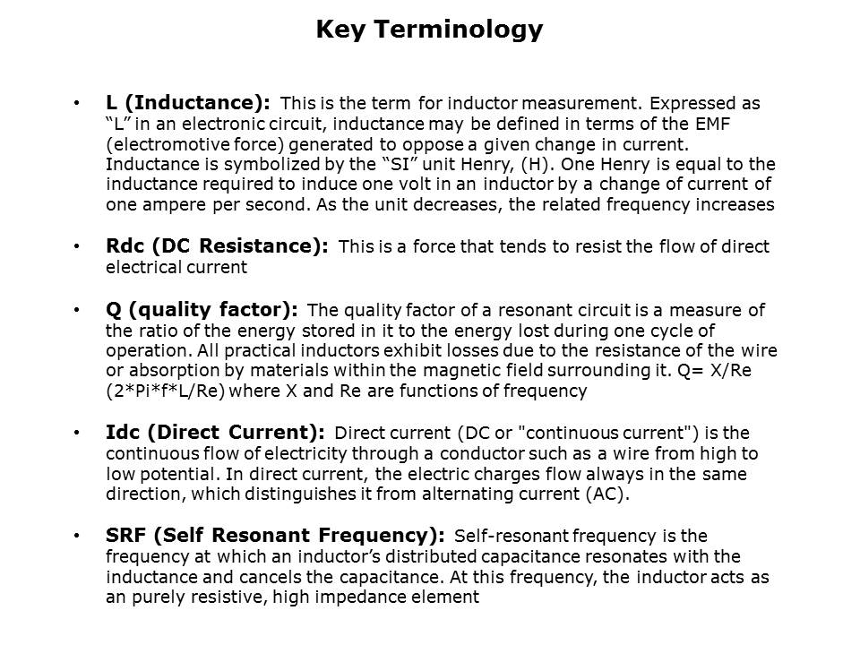 SMD Inductors Slide 12