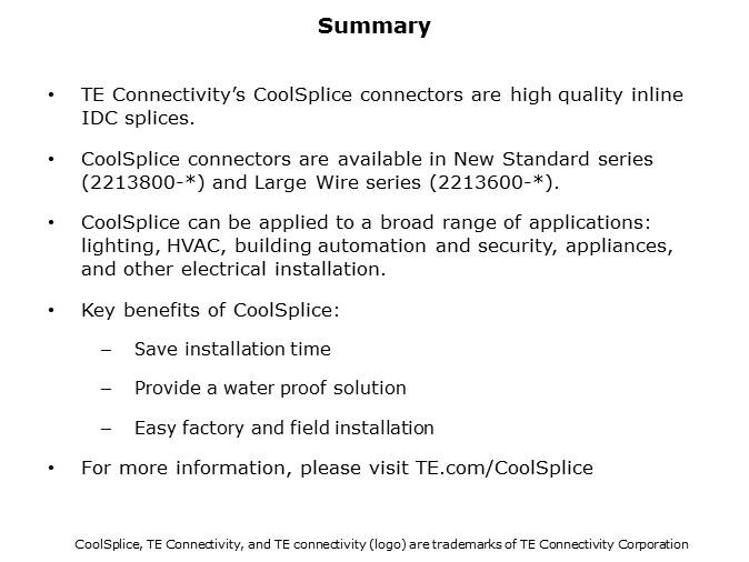 CoolSplice Connectors Slide 6