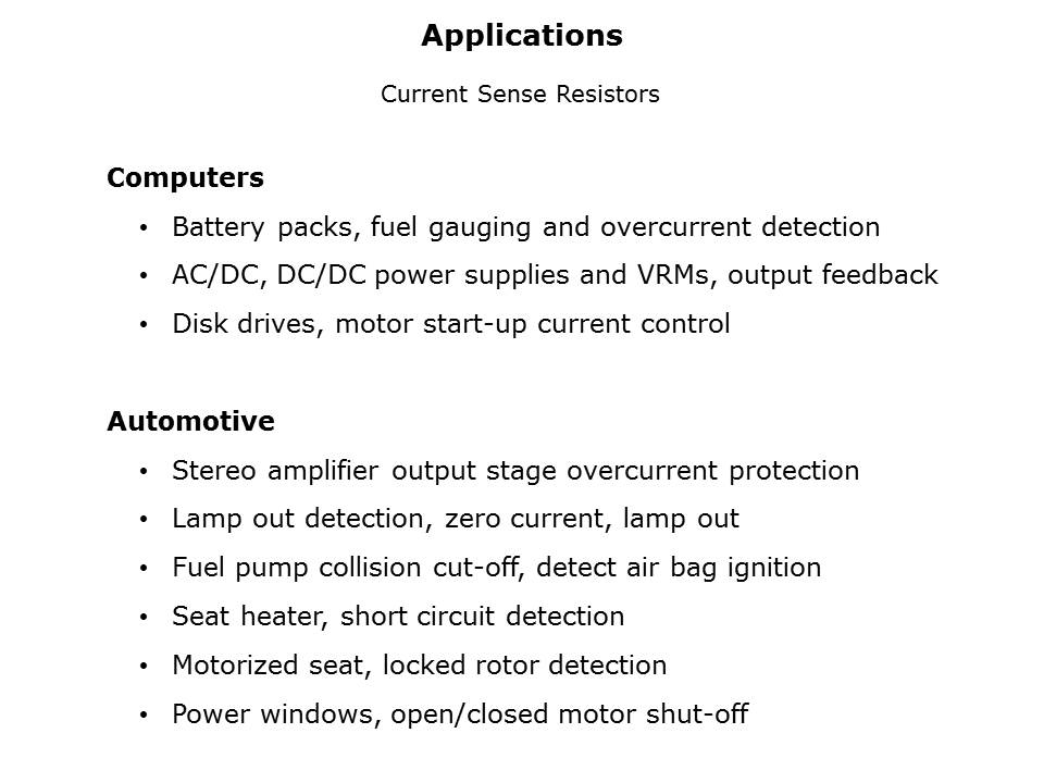 Current Sense Resistors Slide 18
