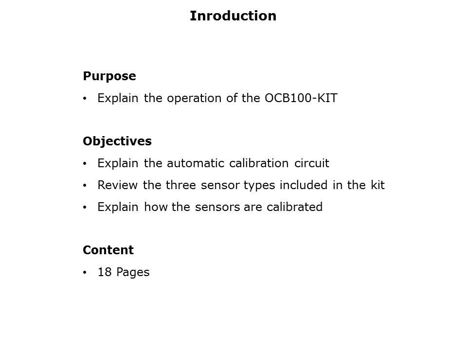 OCB100-KIT Auto-Calibration Design Kit Slide 1