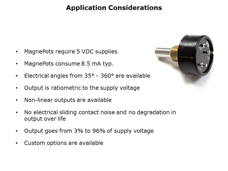 MagnePot Non-Contacting Rotary Position Sensor Slide 8