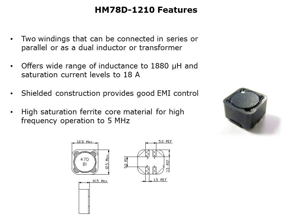 Surface Mount Coupled Inductors Slide 2