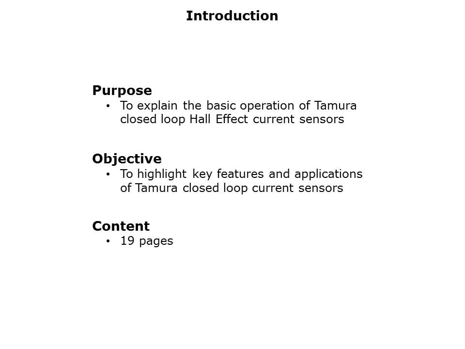 Closed-Loop Hall Effect Sensors Slide 1