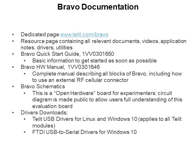 Bravo Documentation