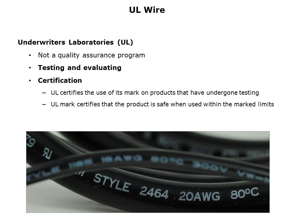 Cable Specification Overview Slide 12