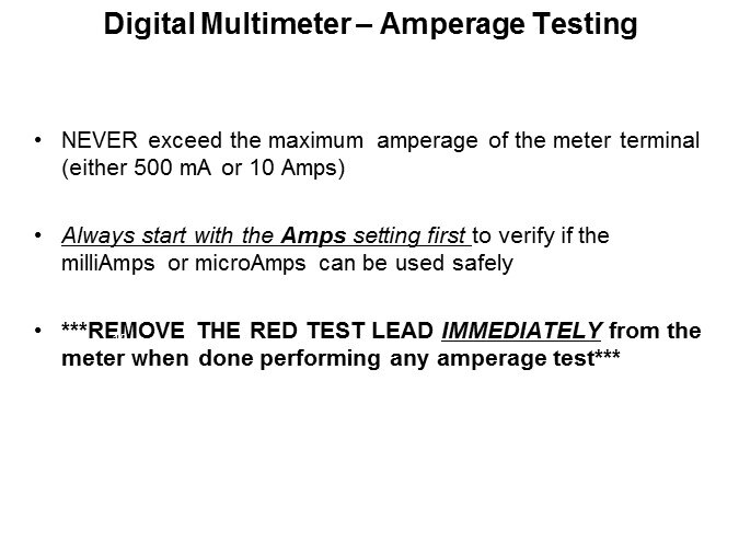 amp test