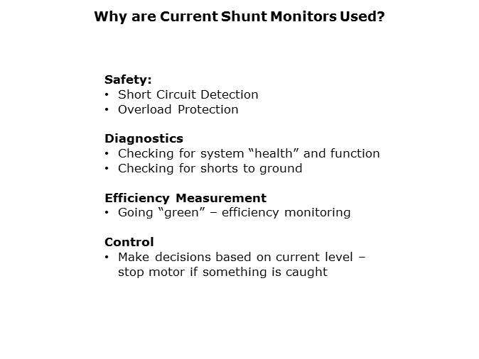 Current Shunt Monitors Slide 8