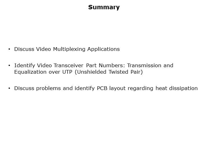 High Speed Amplifiers for Video Applications Pt 3 Slide 18