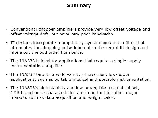 INA333 Zero Drift Instrumentation Amplifier Slide 12