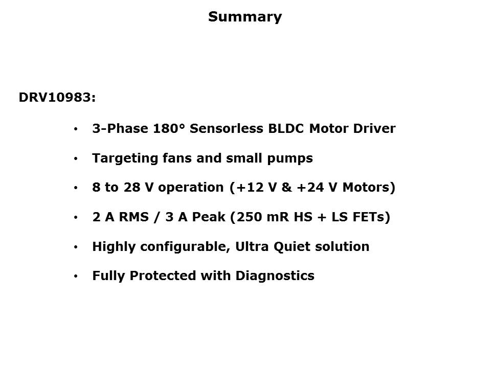 Brushless DC Motor Driver Slide 10