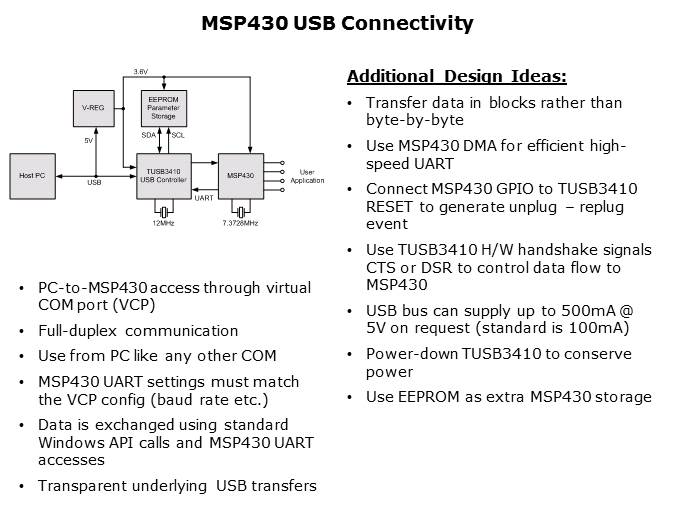 USB-to-Serial Bridge Implementation Using the TUSB3410 Slide 8