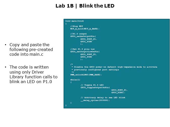 MSP430FR5969 LaunchPad Part 4 Slide 21