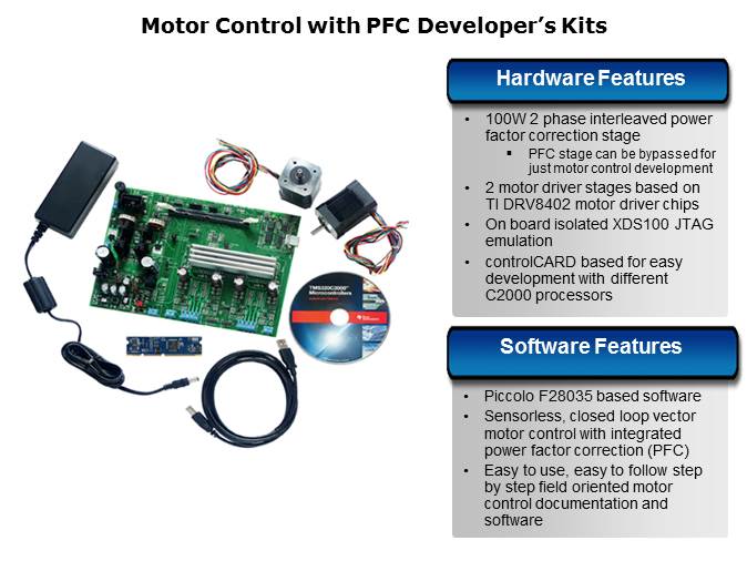 C2000 Motor Control PFC Kits Slide 2