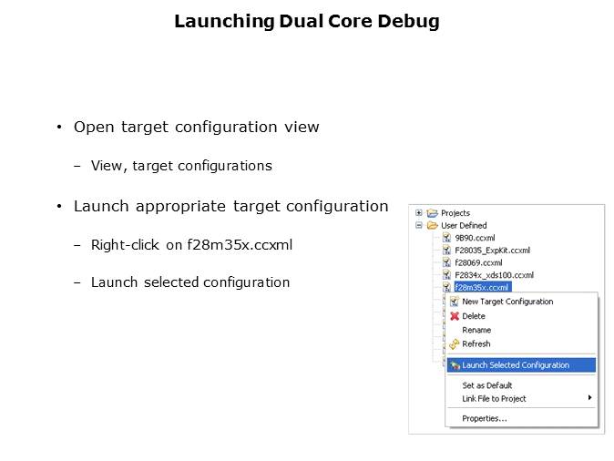 Code Composer Support for the Concerto Line Slide 7