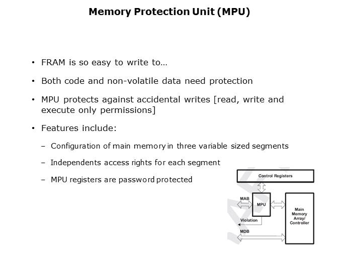 MSP430FR57xx FRAM Microcontrollers Slide 26