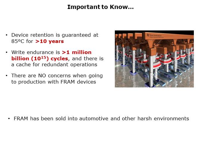 MSP430FR57xx FRAM Microcontrollers Slide 29