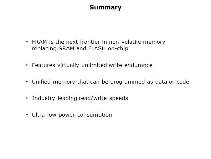 MSP430FR57xx FRAM Microcontrollers Slide 34