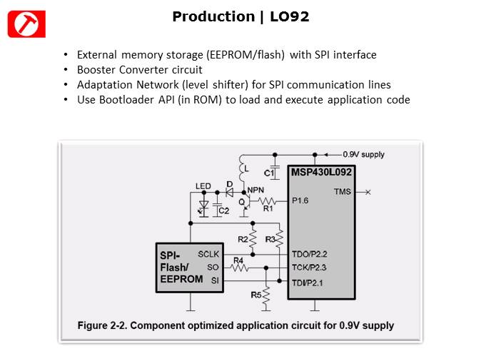 MSP430L092 Introduction Slide 29