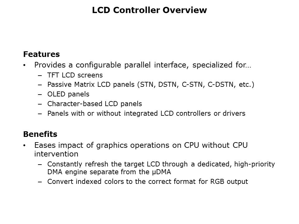 TM4C129x LCD Controller Slide 3