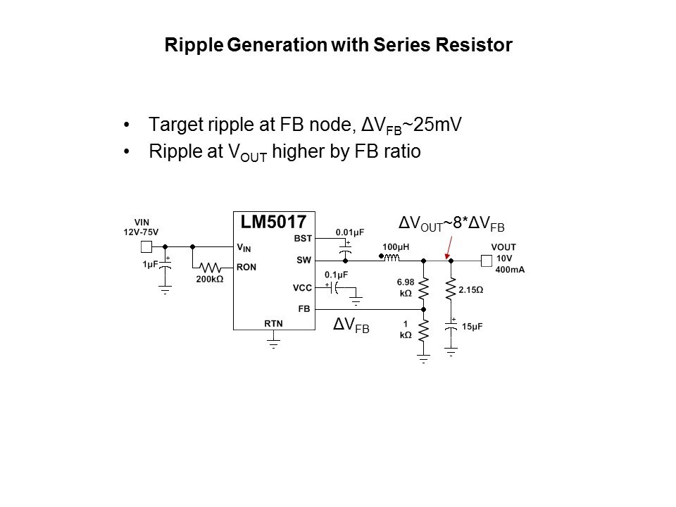 LM5017 Synchronous Buck Converter and COT Slide 13