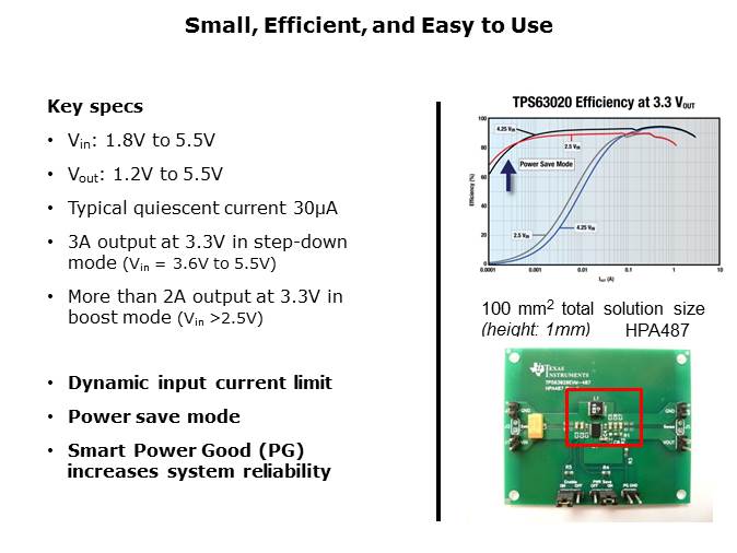 TPS63020 Overview Slide 3