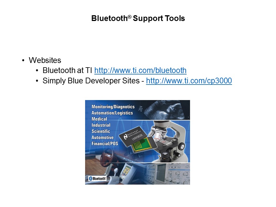 LMX9838 Bluetooth Module Slide 23