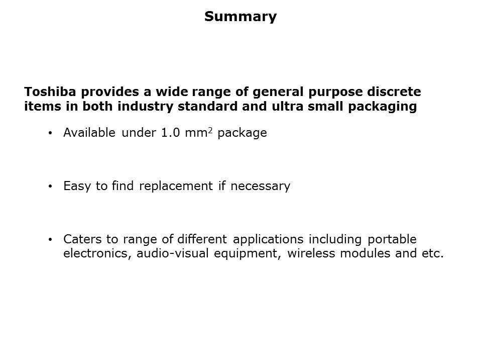 General Purpose Discrete Items Slide 14
