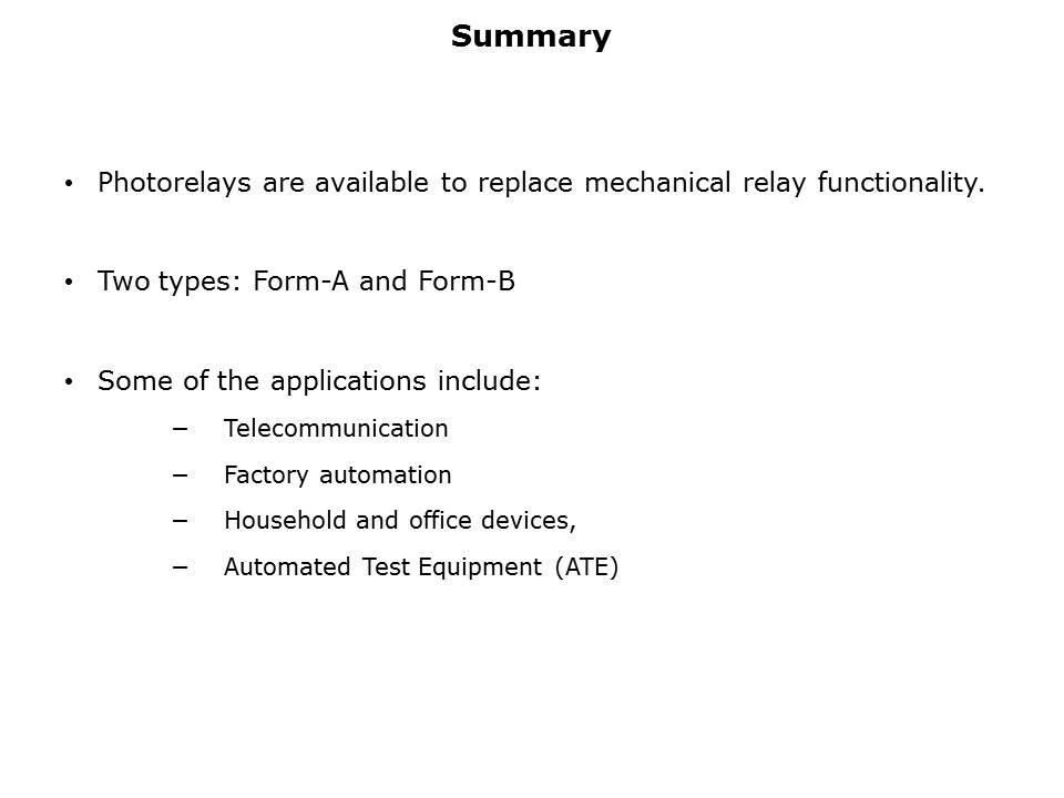 Photorelays Slide 13