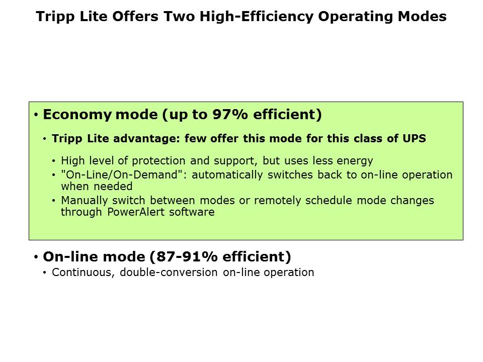 SmartOnline Single-Phase UPS Systems Slide 14