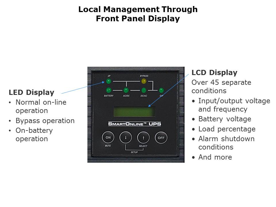 SmartOnline Single-Phase UPS Systems Slide 18